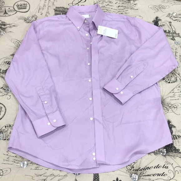 Nordstrom Rack Solid Traditional Fit Dress Shirt - Picture 2 of 5